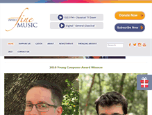 Tablet Screenshot of finemusicfm.com